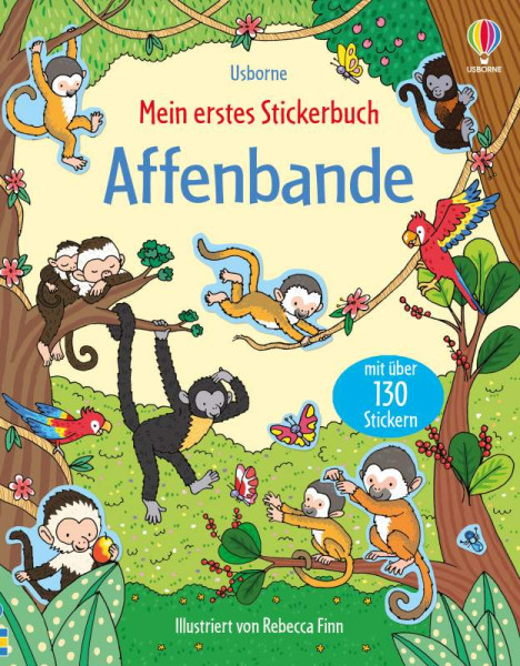 Usborne | Mein erstes Stickerbuch: Affenbande | Greenwell, Jessica