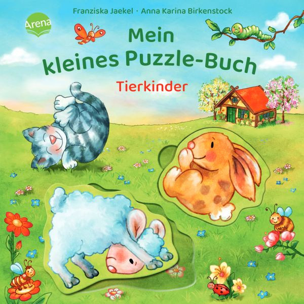 Arena | Mein kleines Puzzle-Buch. Tierkinder | Jaekel, Franziska