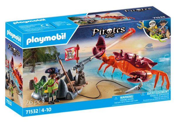 Playmobil | Kampf gegen die Riesenkrabbe | 71532