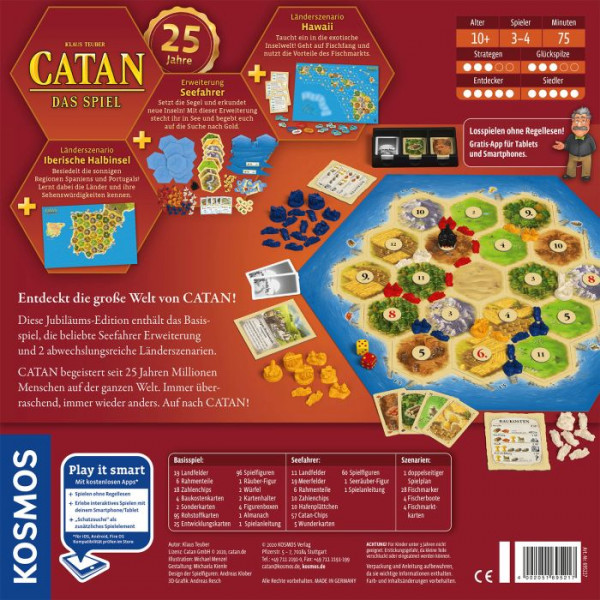 Franckh-Kosmos | Catan - Jubiläums-Edition 2020 | 695217