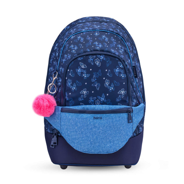 Belmil | 2-IN-1 Schultasche & Gürteltasche 2-teilig "Sapphire" | 338-84/P/7