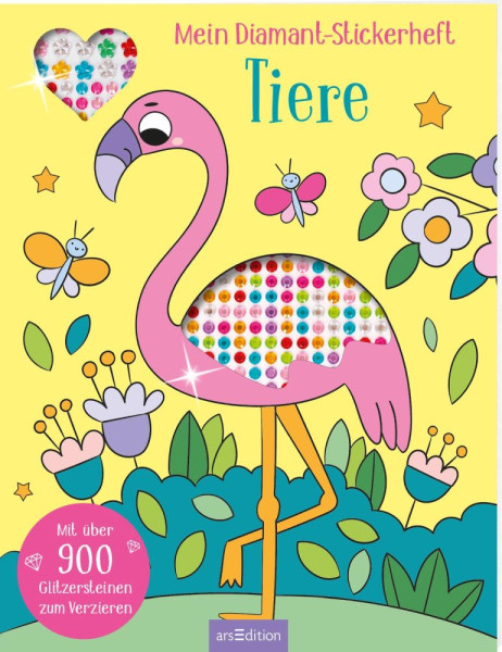 arsEdition | Mein Diamant-Stickerheft – Tiere | 