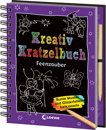 Loewe | Kreativ-Kratzelbuch: Feenzauber | 8024